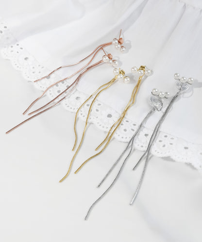 【今週末限定価格】blackdia ocean パール ロングチェーン ピアス/イヤリング