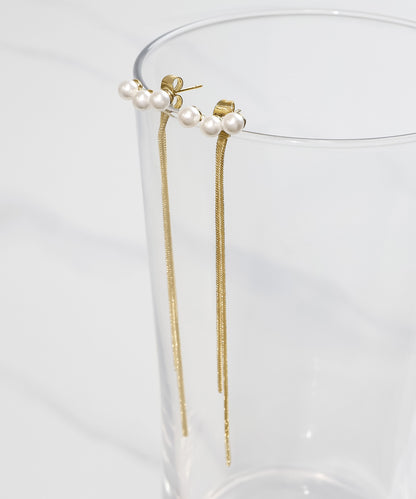 【今週末限定価格】blackdia ocean パール ロングチェーン ピアス/イヤリング