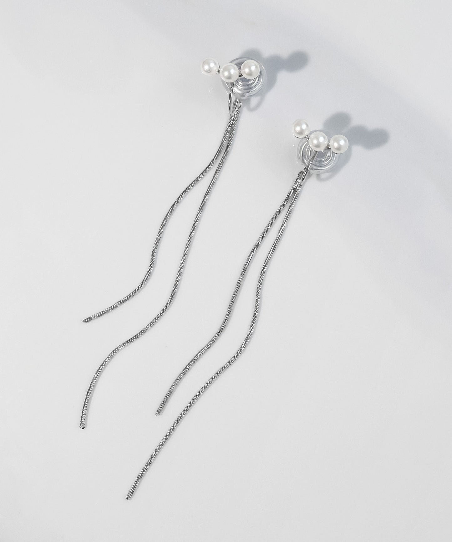 【今週末限定価格】blackdia ocean パール ロングチェーン ピアス/イヤリング