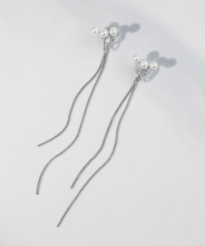 【今週末限定価格】blackdia ocean パール ロングチェーン ピアス/イヤリング