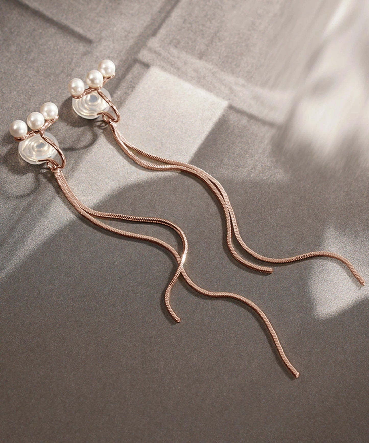 【今週末限定価格】blackdia ocean パール ロングチェーン ピアス/イヤリング