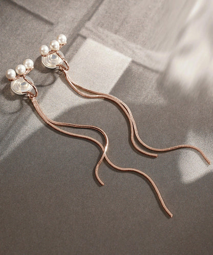 【今週末限定価格】blackdia ocean パール ロングチェーン ピアス/イヤリング