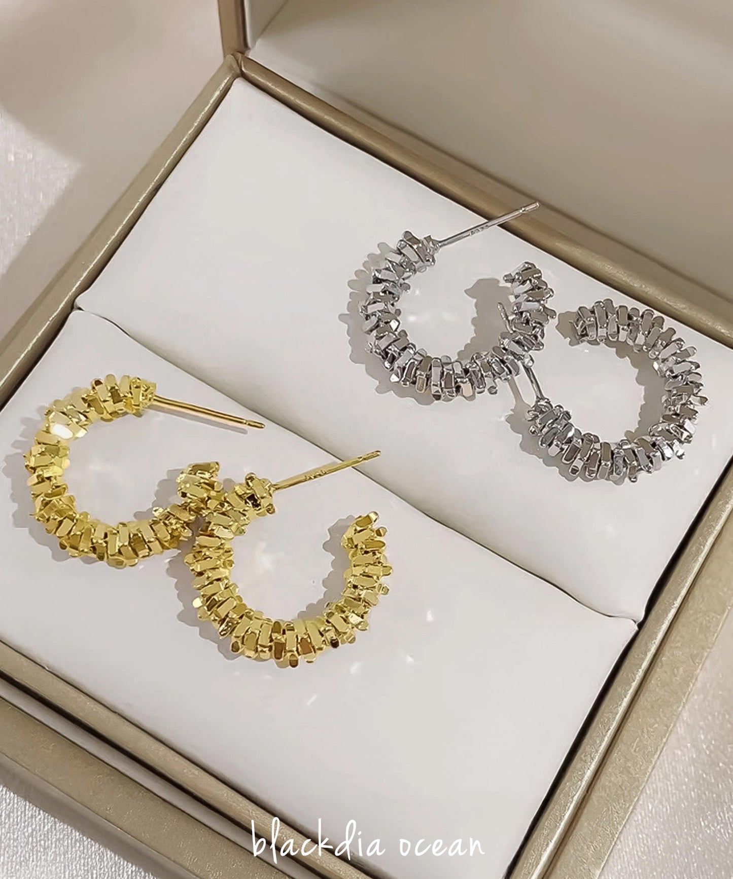 blackdia ocean コンセクティブ フープピアス/イヤリング