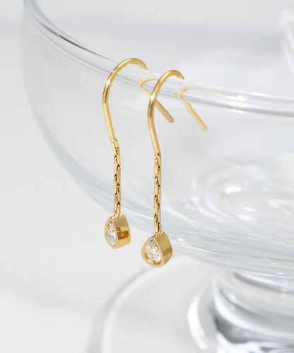 blackdia ocean ジルコニア ドロップピアス