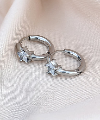 blackdia ocean ポイントジルコニア フープピアス