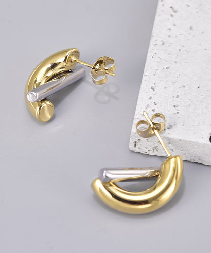 blackdia ocean バイカラー メタルバー フープピアス