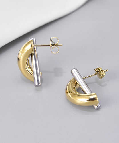 blackdia ocean バイカラー メタルバー フープピアス