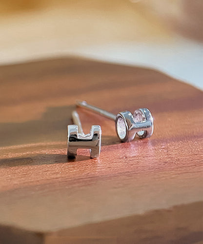 blackdia ocean Hモチーフ ミニピアス silver925