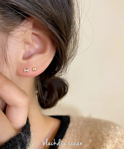 blackdia ocean Hモチーフ ミニピアス silver925