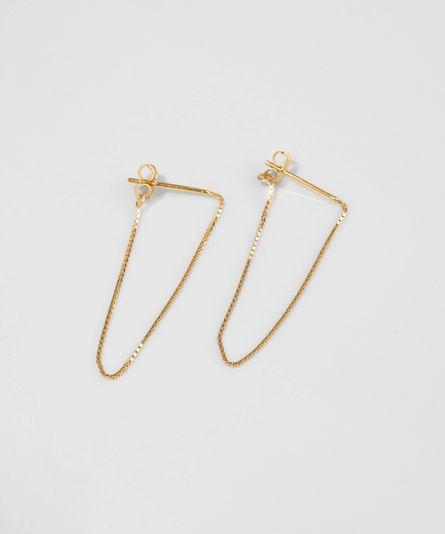 blackdia ocean ボックスチェーンピアス silver925