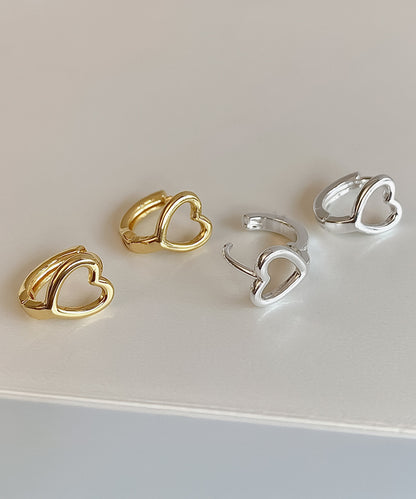 blackdia ocean 型抜きハート フープピアス