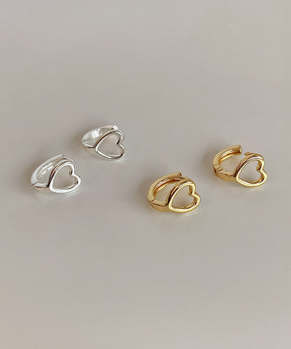 blackdia ocean 型抜きハート フープピアス