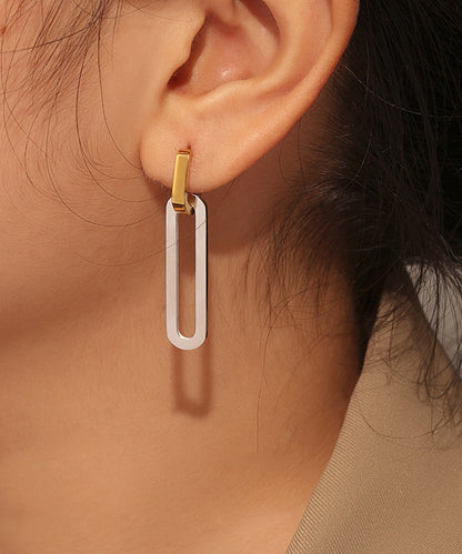 blackdia ocean レクタングルバイカラーピアス