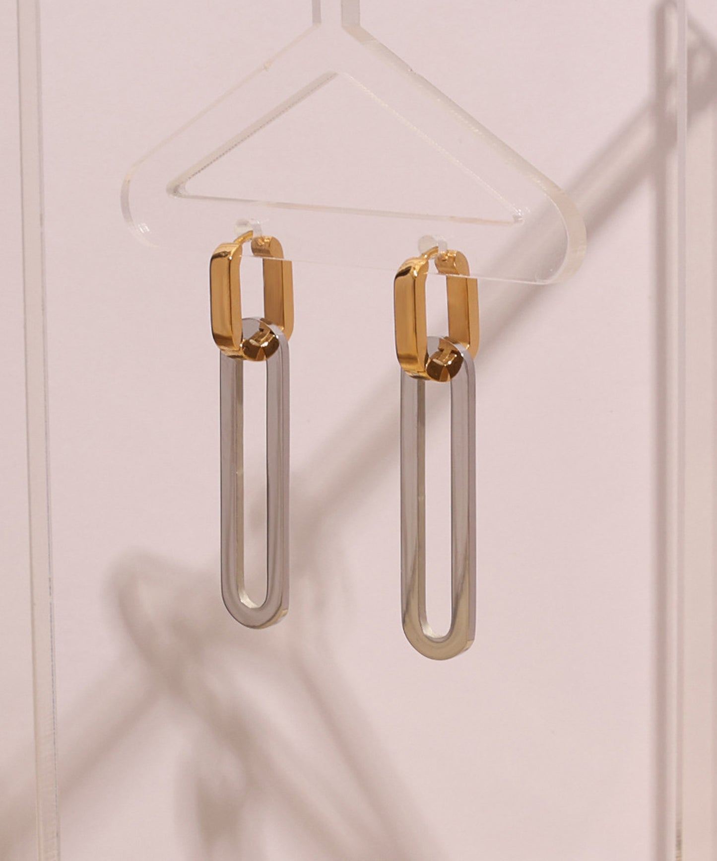 blackdia ocean レクタングルバイカラーピアス