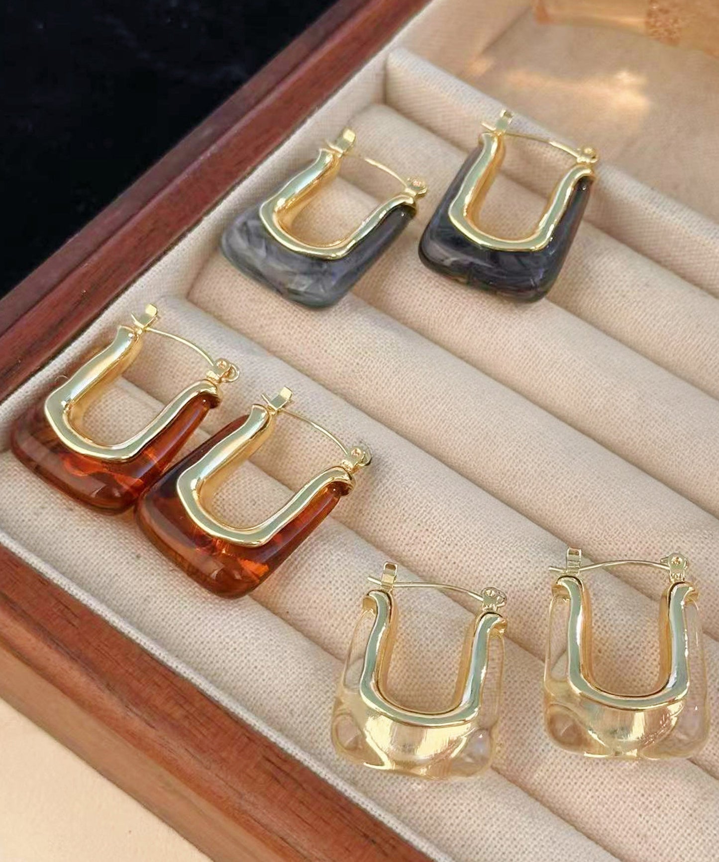 blackdia ocean レジン ボリュームピアス