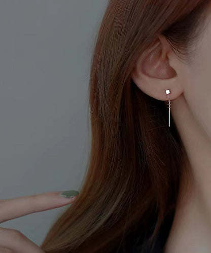 blackdia ocean スクエア チェーンピアス silver925