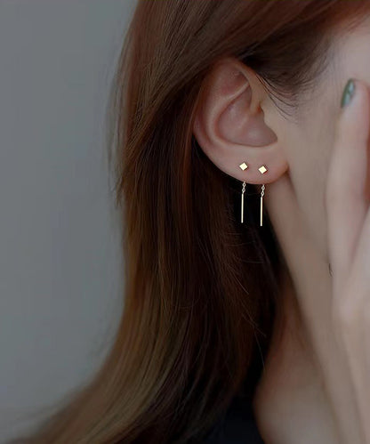 blackdia ocean スクエア チェーンピアス silver925