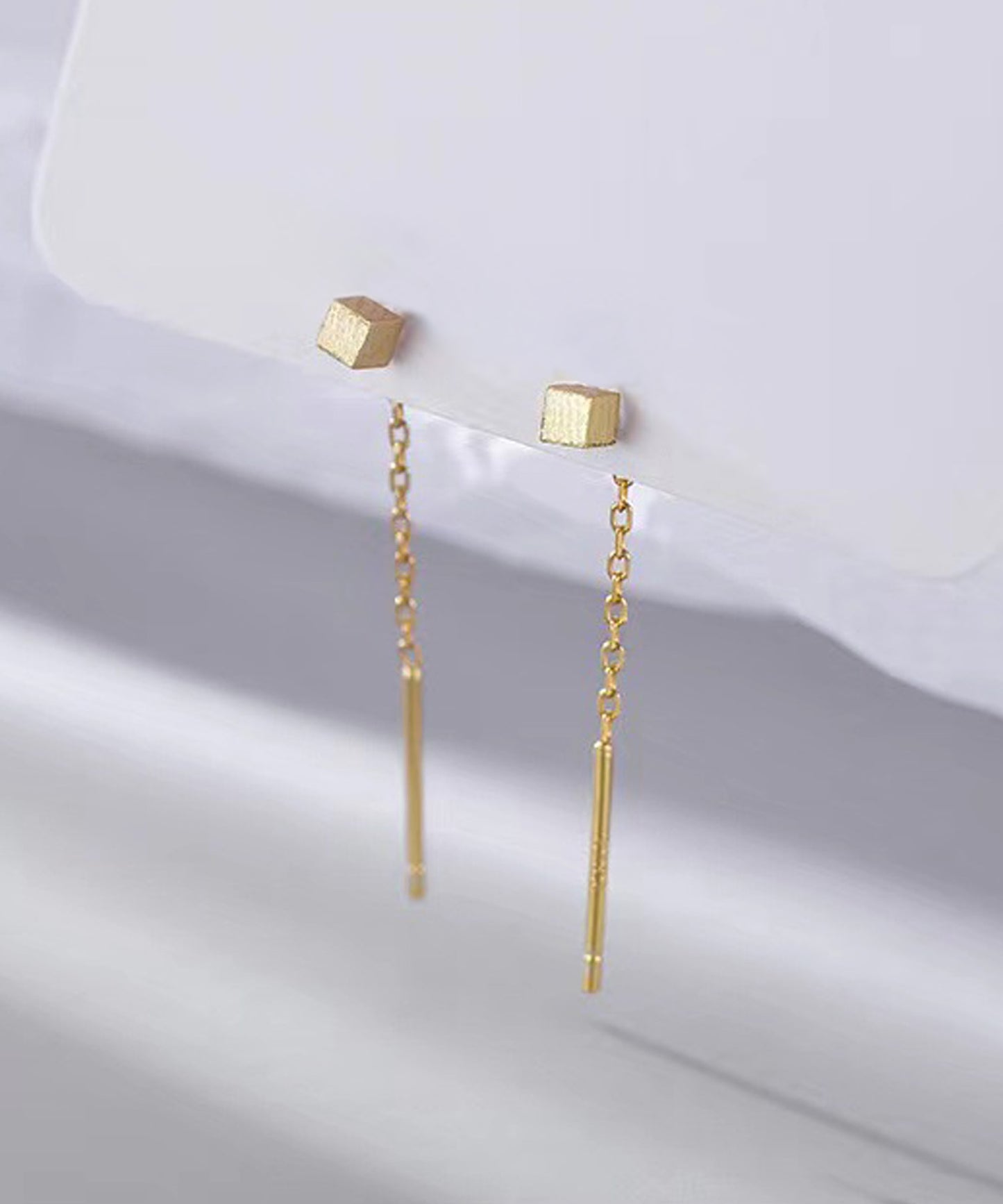 blackdia ocean スクエア チェーンピアス silver925