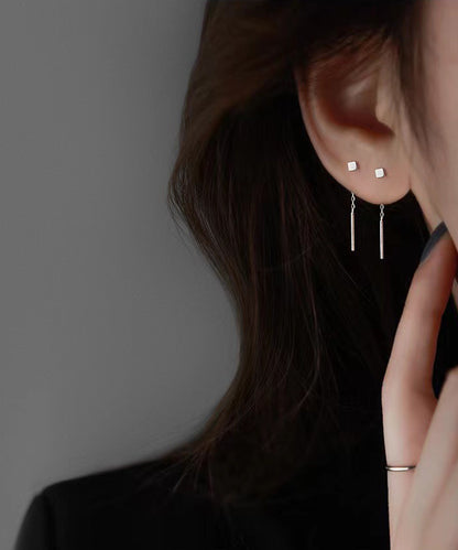 blackdia ocean スクエア チェーンピアス silver925