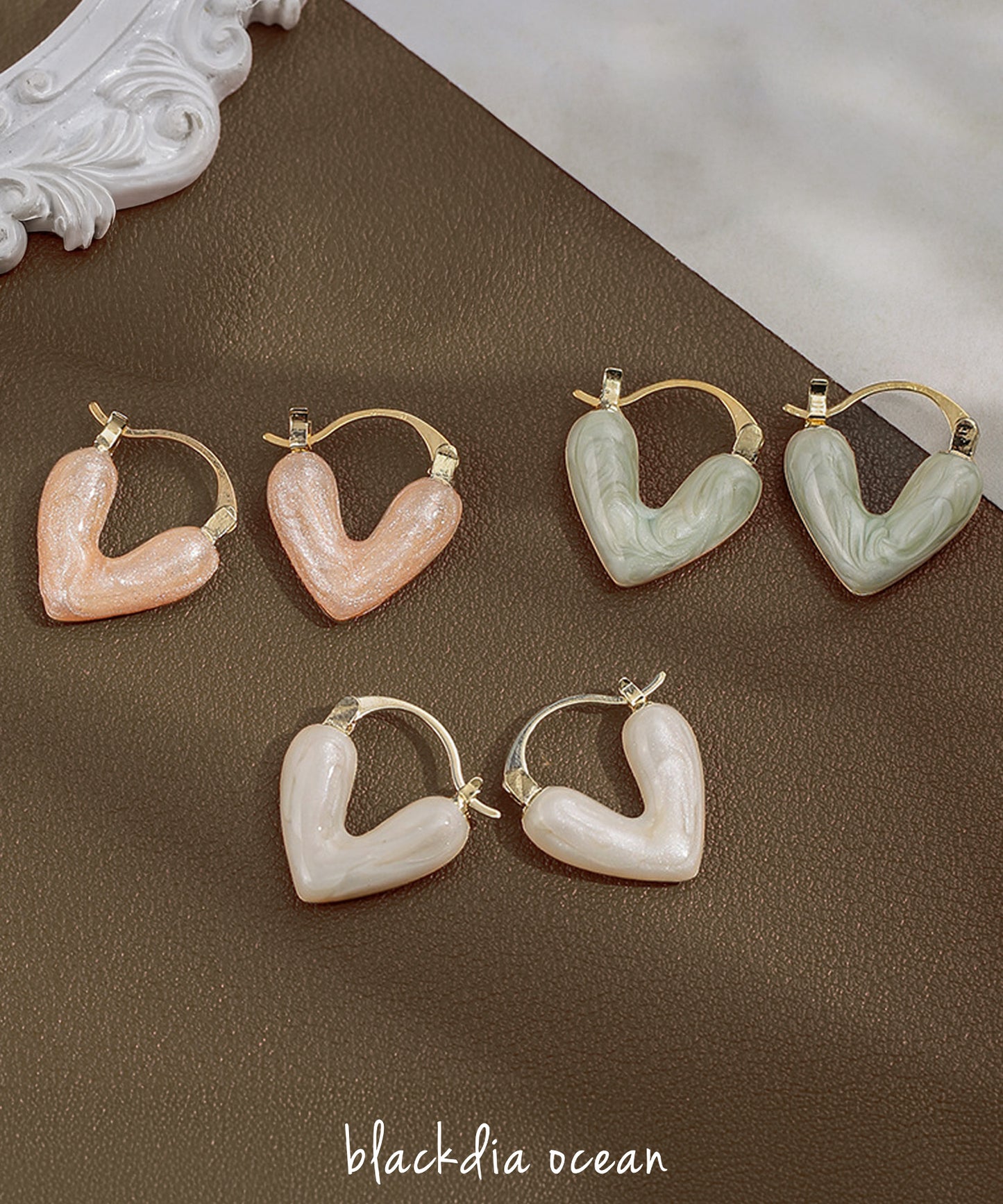 blackdia ocean メルティハートピアス