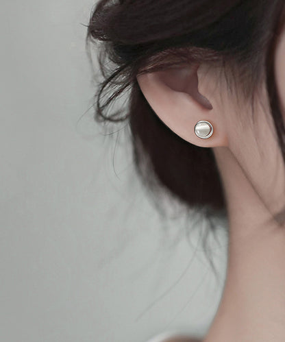 blackdia ocean サークルストーン スタッドピアス