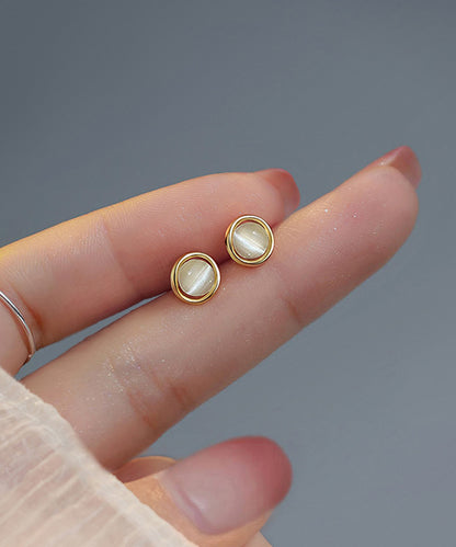 blackdia ocean サークルストーン スタッドピアス