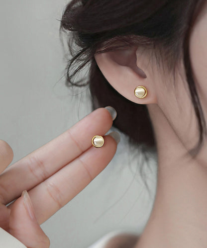 blackdia ocean サークルストーン スタッドピアス