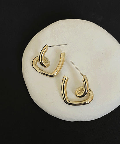 blackdia ocean ツイストハートスタッドピアス