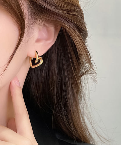 blackdia ocean ツイストハートスタッドピアス