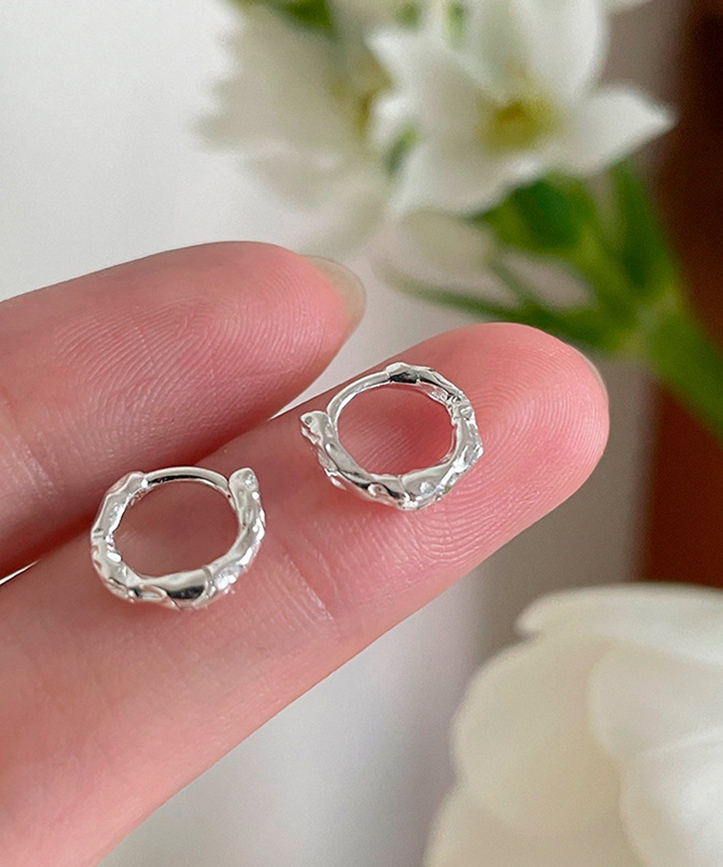 blackdia ocean テクスチャーフープピアス