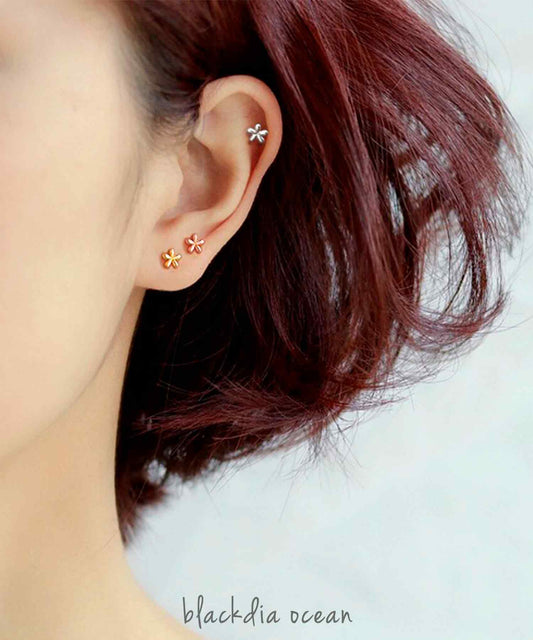 blackdia ocean ミニフラワースクリューピアス