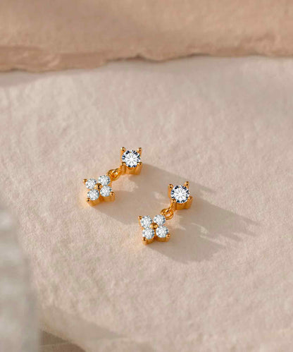 blackdia ocean フラワードロップストーンピアス