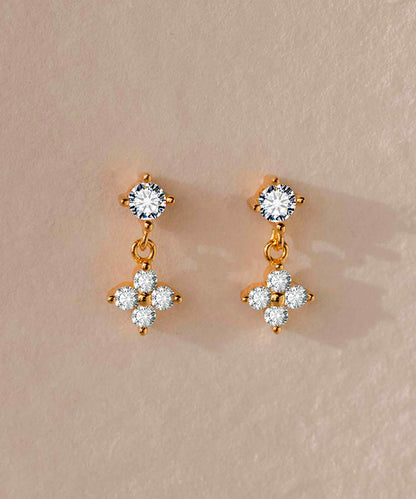 blackdia ocean フラワードロップストーンピアス