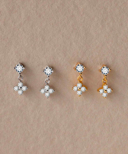 blackdia ocean フラワードロップストーンピアス