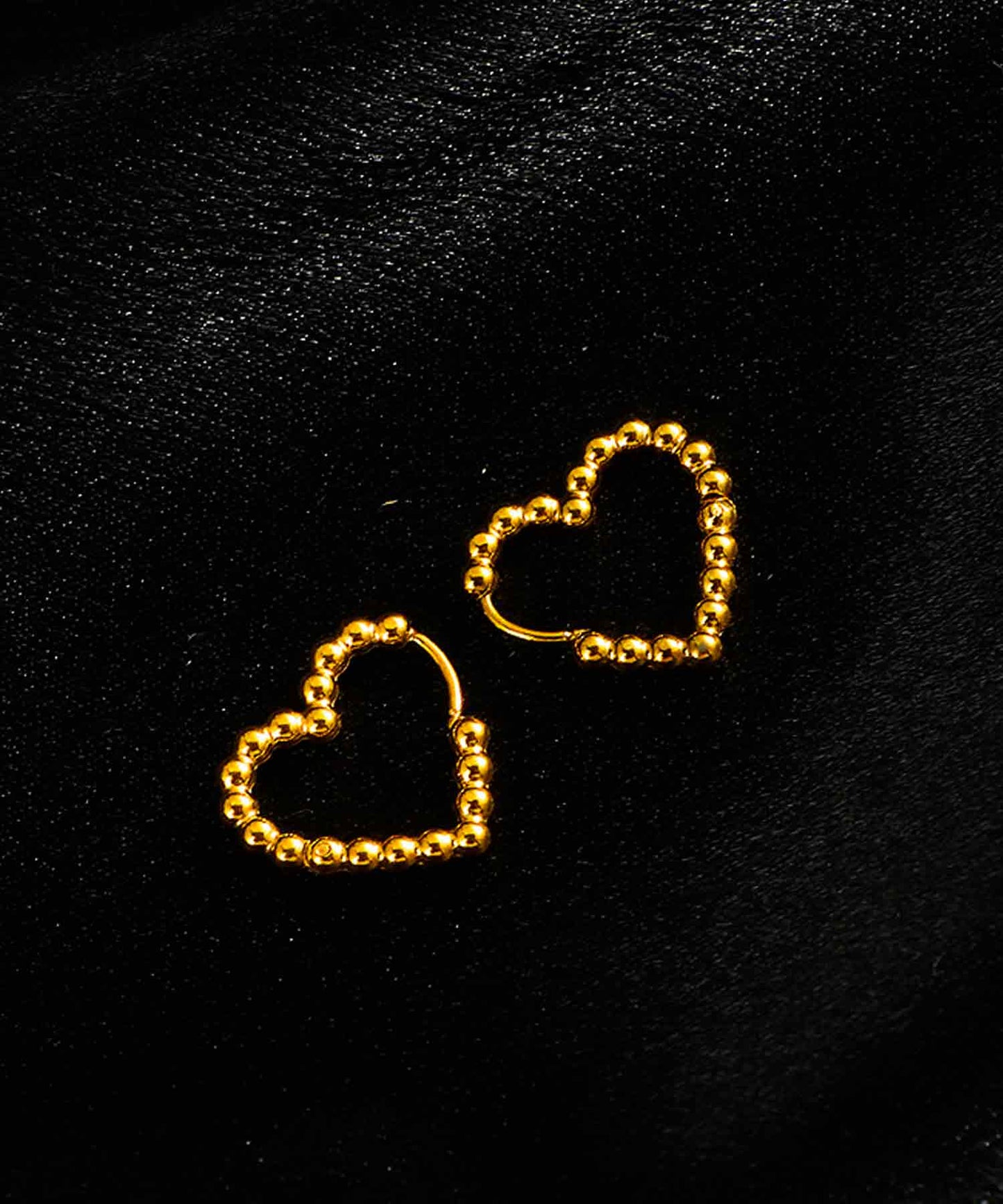 blackdia ocean ビーズハートピアス