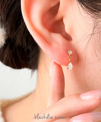 blackdia ocean ミニストーンドロップピアス