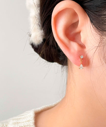 blackdia ocean ミニストーンドロップピアス