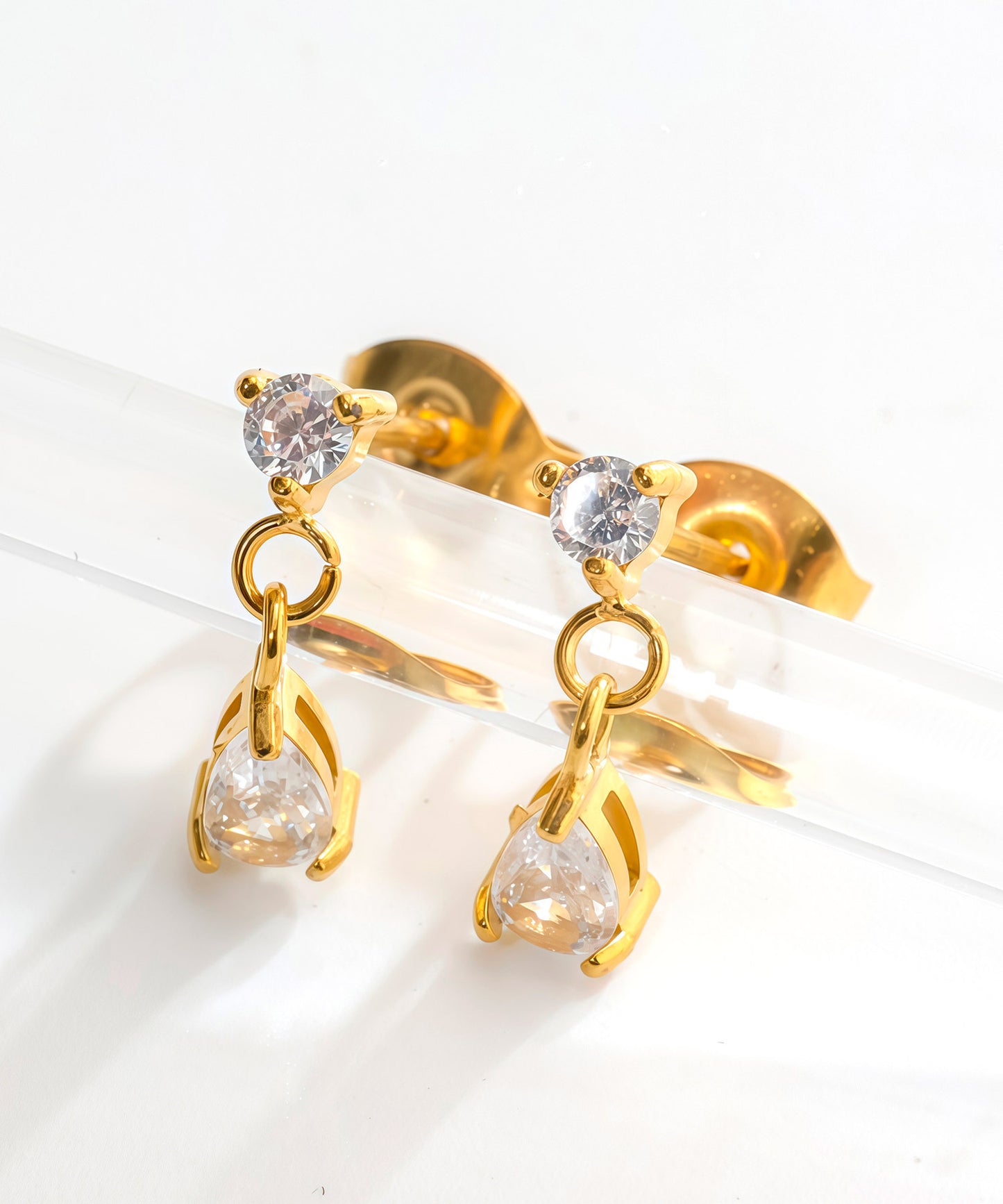 blackdia ocean ミニストーンドロップピアス