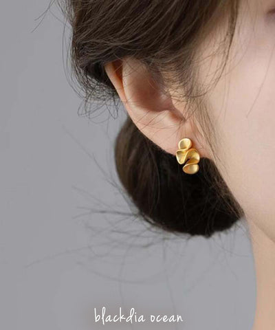blackdia ocean ワインディングマット ピアス/イヤリング
