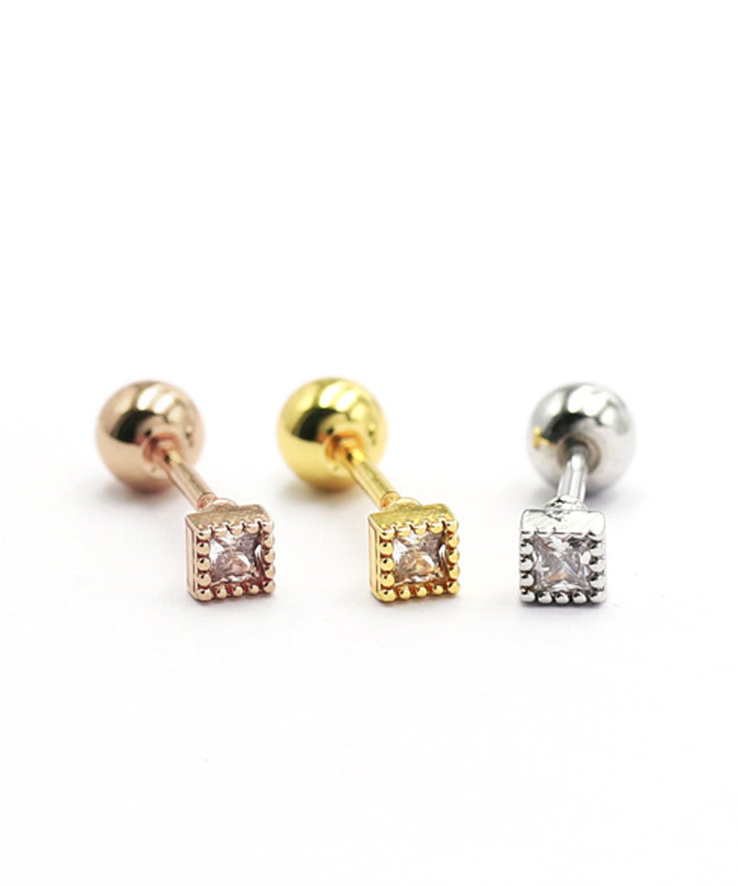 blackdia ocean つけっぱなしOK タイニー スクリュ― ピアス