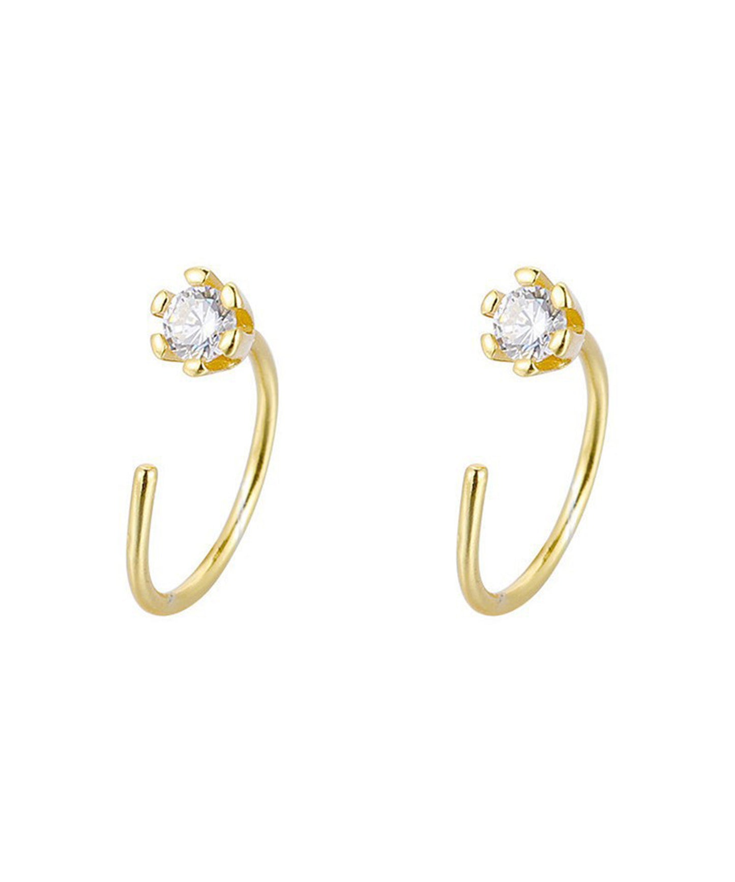 blackdia ocean つけっぱなしOK タイニー ジルコニア ピアス