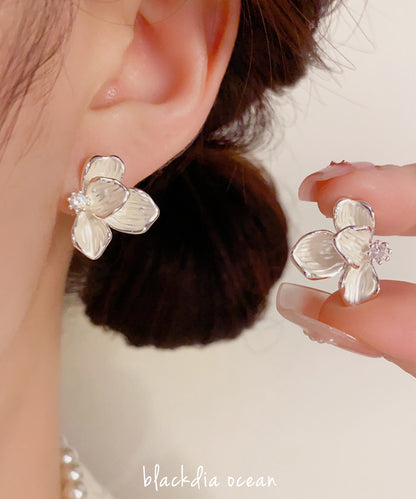 blackdia ocean フラワー テクスチャー ピアス