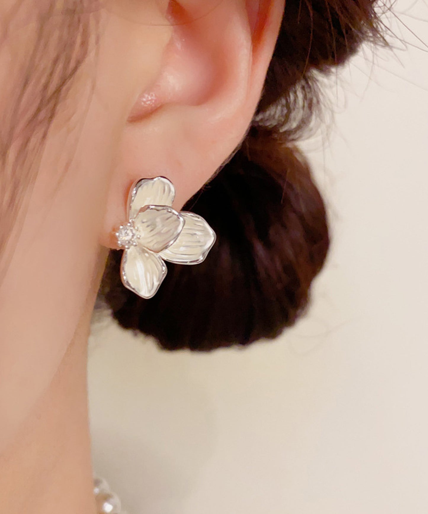 blackdia ocean フラワー テクスチャー ピアス