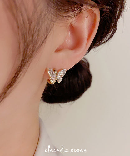 blackdia ocean バヴェ バタフライ フープ ピアス