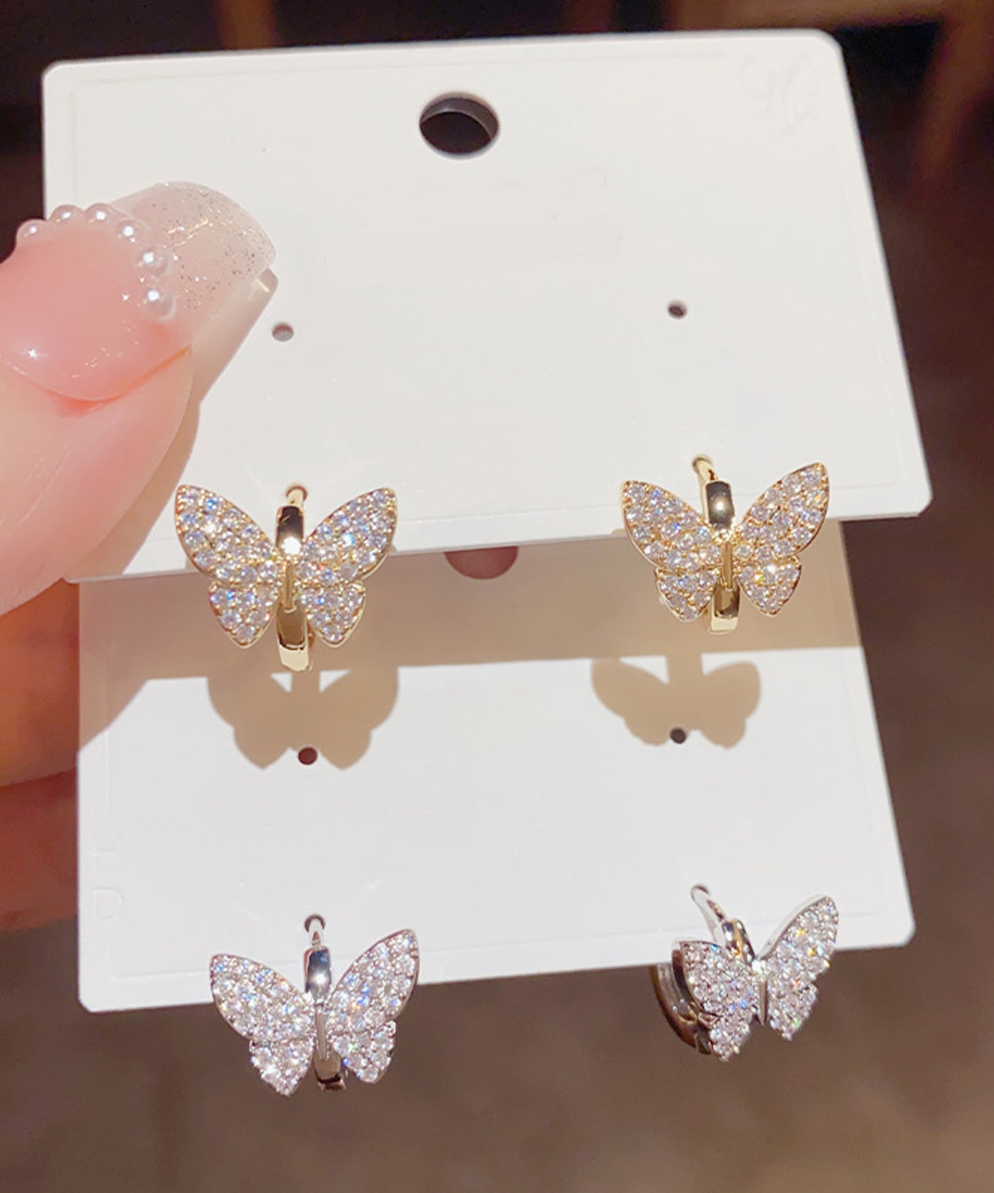 blackdia ocean バヴェ バタフライ フープ ピアス