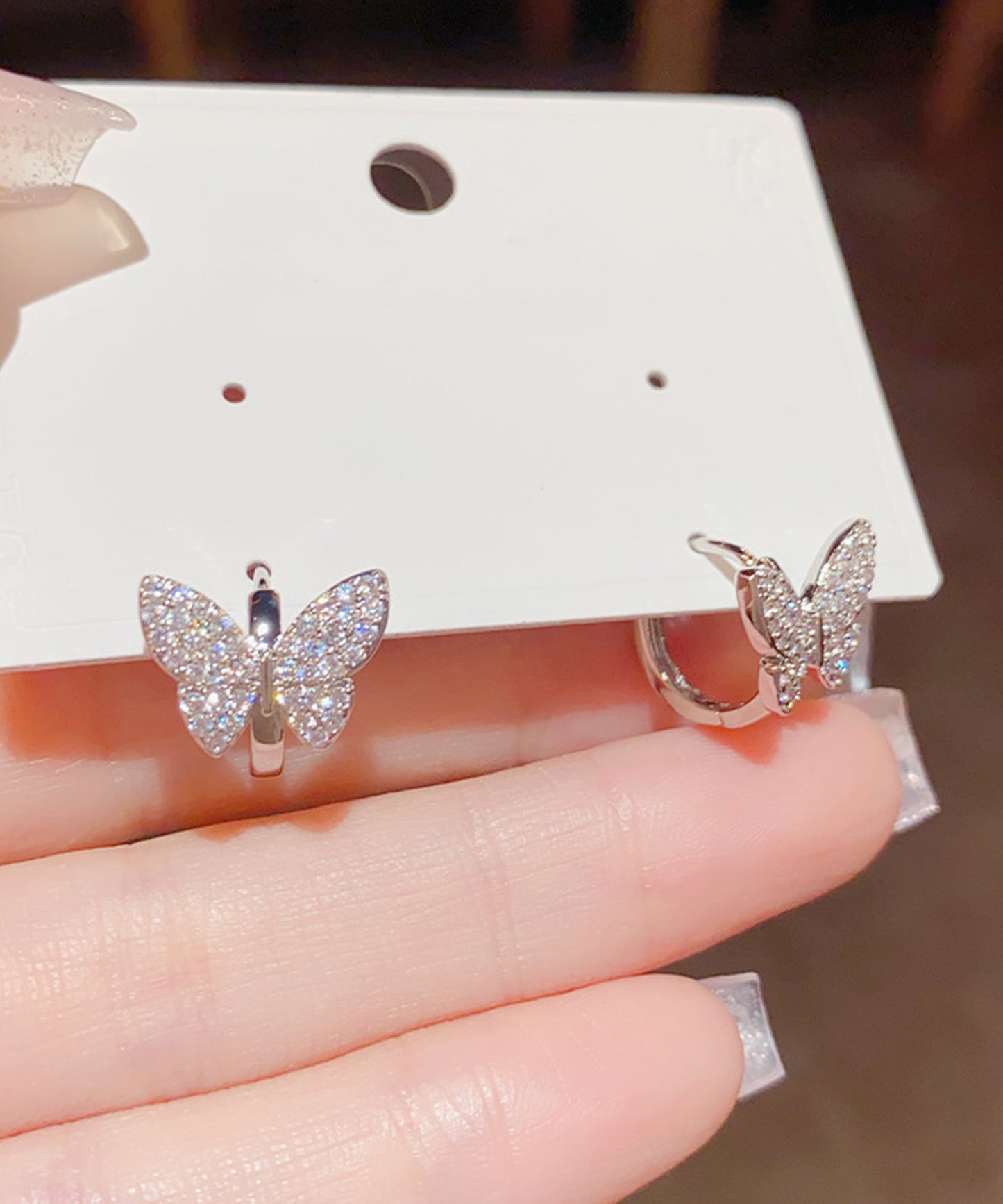 blackdia ocean バヴェ バタフライ フープ ピアス