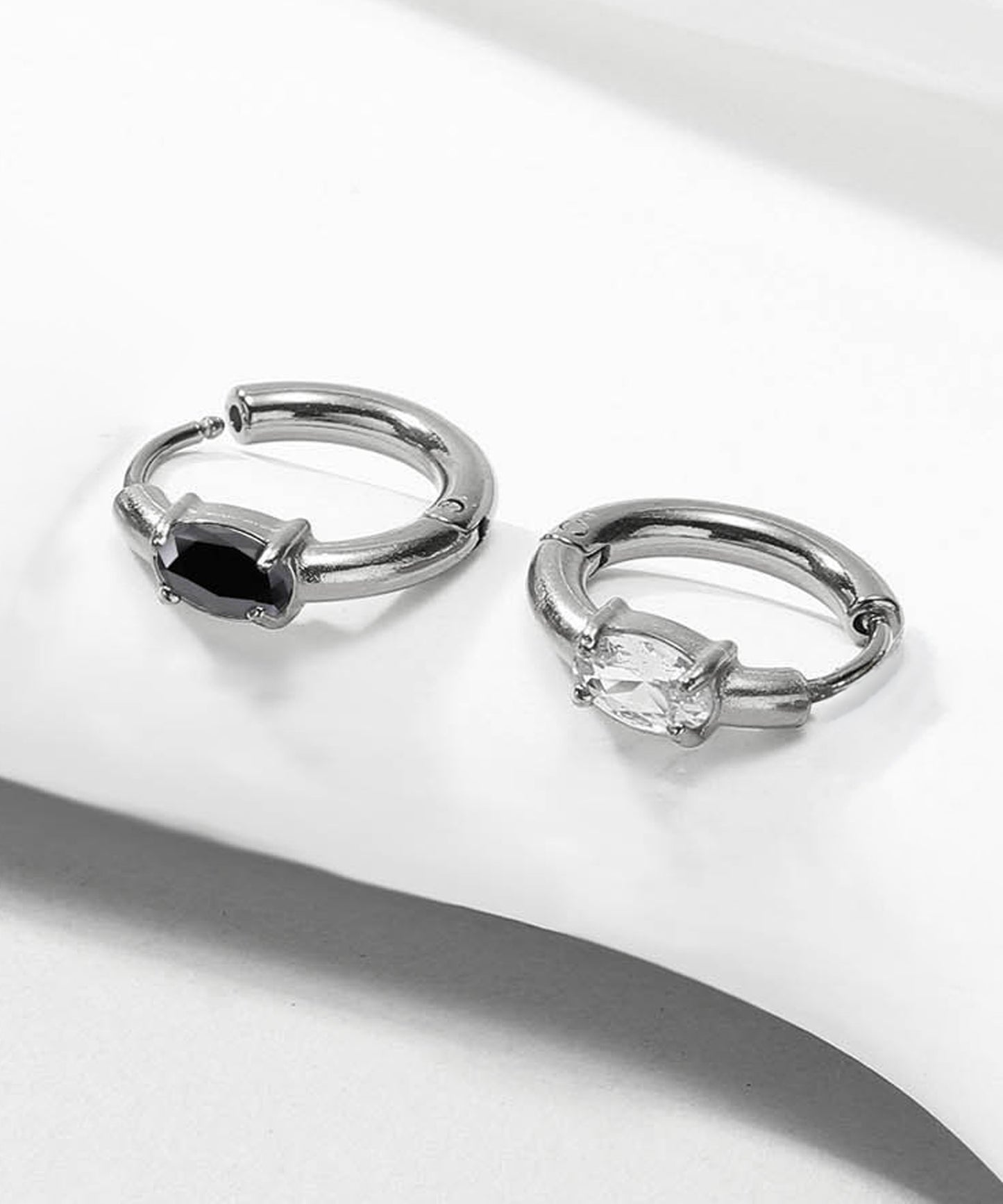 blackdia ocean ジルコニア フープピアス