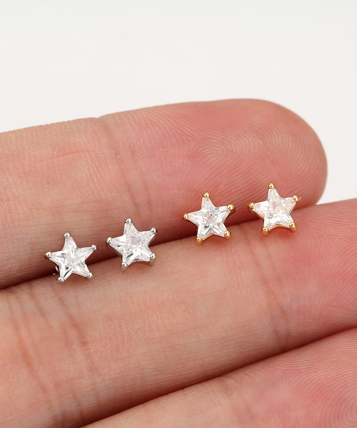 blackdia ocean タイニースター ジルコニアピアス
