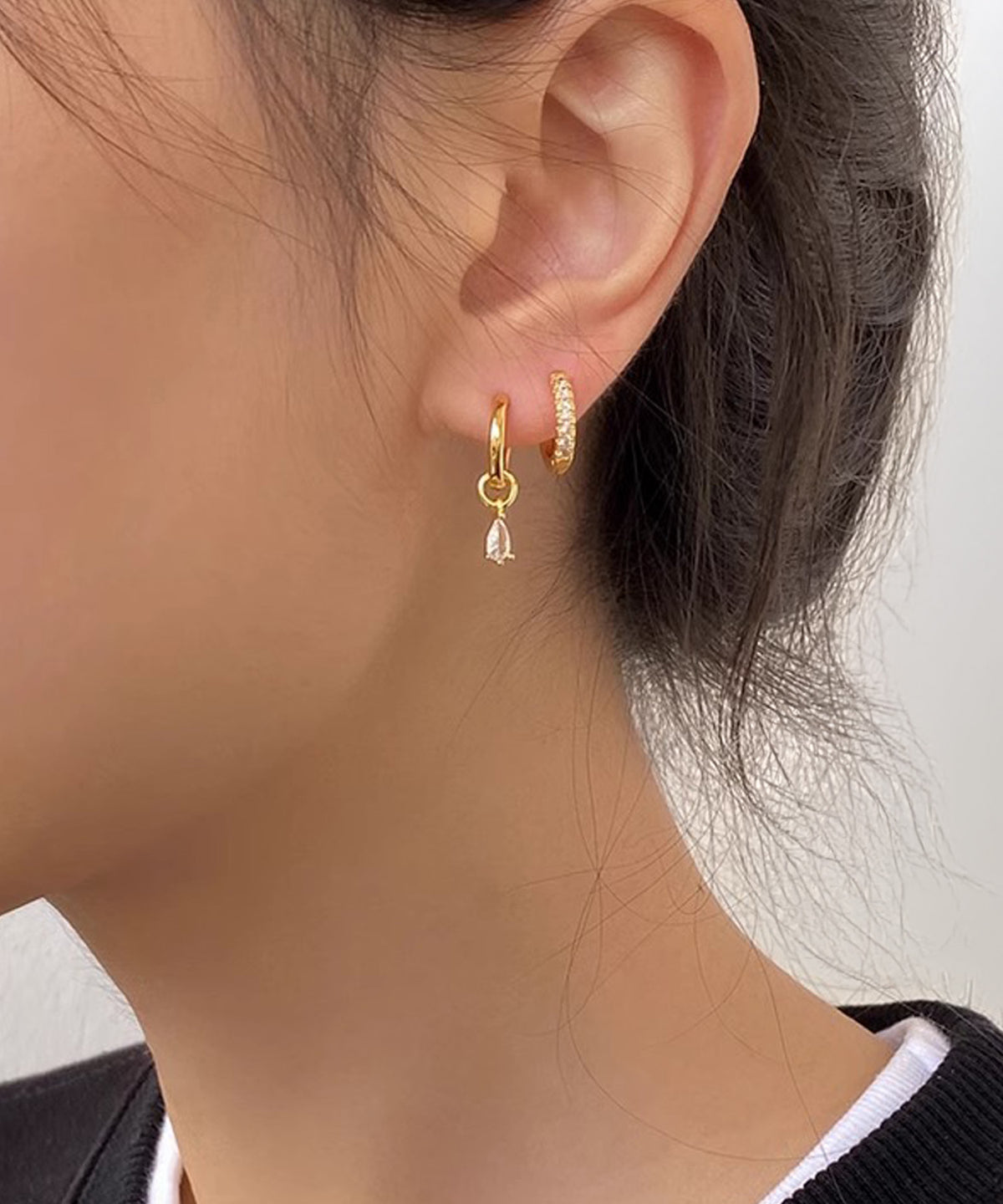 blackdia ocean フープピアス 3点セット