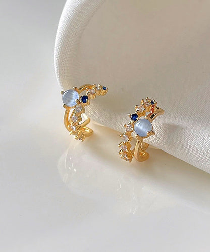 blackdia ocean ストーン ビジュー フープピアス/イヤリング